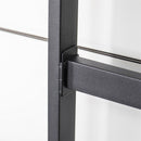 GAOMON Double Layer Bowl  Rack Shelf Dish Drainer 92cm Inner Length Kitchen Organizer Black