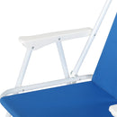 GAOMON Beach Chair Outdoor Beach 48.5*44*75cm Blue