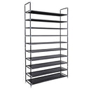 GAOMON 10 Tiers Shoe Rack Storage Cabinet for 50 Pairs Black