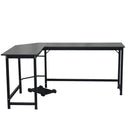 GAOMON L-Shaped Office Desk Home Corner Gaming Desk Computer Table Black