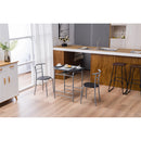 GAOMON Breakfast Table Ergonomic Design Space-Saving Dining Table for Balcony Garden Courtyard