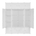 GAOMON 5-layers 20-grids Modular Closet Cabinet Storage  Shelves Cube Organizer White