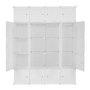 GAOMON 5-layers 20-grids Modular Closet Cabinet Storage  Shelves Cube Organizer White