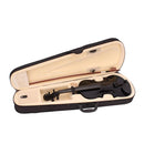 GAOMON 1 Set Pine 4/4 Solid Wood Acoustic Violin Case Bow Rosin Black
