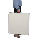 GAOMON Folding Table for Home Picnics Camping Trips Buffets Barbecues White