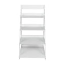GAOMON 4-tier Plant Stands Ladder Style Waterproof Corner Plant Shelf White
