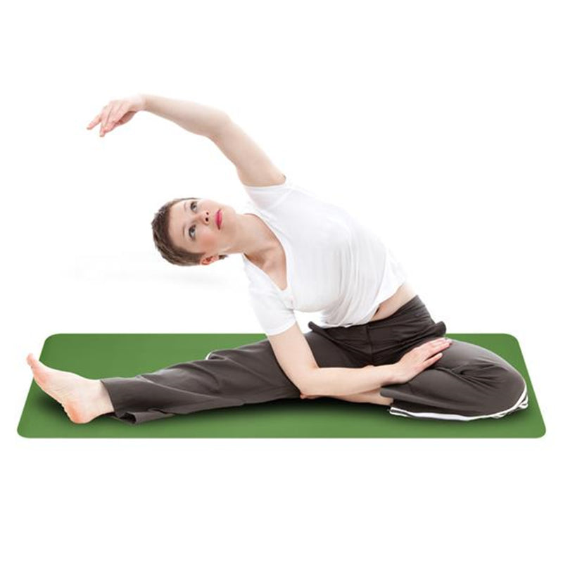 GAOMON TPE Yoga Mat 183*61*6cm Non-slip Gym Pad Dark Green