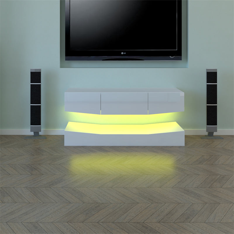 GAOMON 120cm Led TV Cabinet TV Console TV Stand