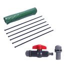 GAOMON 500d 50 Gallon Folding Rain Barrel Foldable Rain Bucket Green