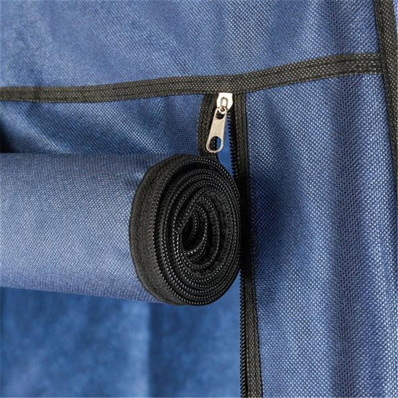 GAOMON 69" Clothing Organizer Wardrobe Storage Closet Clothes Portable Wardrobe Navy Blue