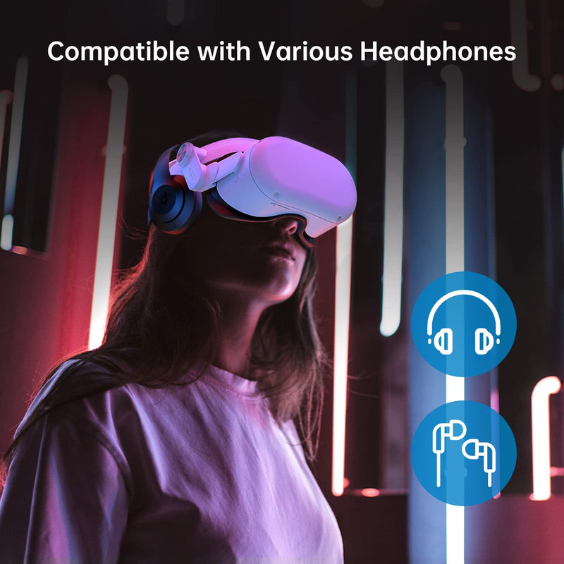 GAOMON Head Strap for Oculus Quest 2 Replacement Elite Strap for Meta Quest 2 VR Headset Headband