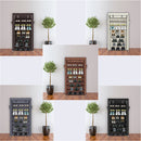 GAOMON Shoe Rack 10 Layers Widened Black Shoe Cabinet 160*30*88 Black