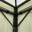 GAOMON 10x10ft Outdoor Tent with 4 Sided Curtains Double Top Waterproof Beige