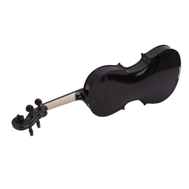 GAOMON 1 Set Pine 4/4 Solid Wood Acoustic Violin Case Bow Rosin Black