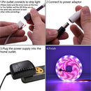 GAOMON 10m 300leds RGB Strip Light 24 keys WIFI Controller