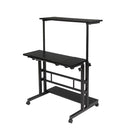 GAOMON Standing Lifting Computer Table Height Adjustable Laptop Desk Black