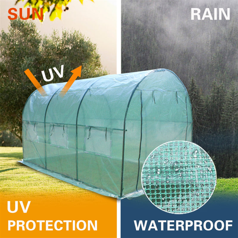 GAOMON 12′x7′x7′ Indoor Outdoor Greenhouse for Garden Patio Backyard Balcony Green