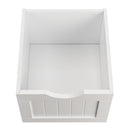 GAOMON Single Door Bathroom Storage Cabinet with 4 Drawers Waterproof Lightweight