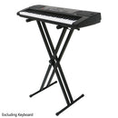 GAOMON Dual-Tube X-Shape Q-2xc Electronic Organ Stand Keyboard Bracket Foldable Rack