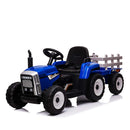 GAOMON 12V Kids Electric Tractor Battery Powered Ride On Car Blue 35W