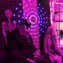 GAOMON Halloween Purple Spider Web Lights Waterproof