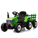 GAOMON 12V Kids Electric Tractor Battery Powered Ride On Car Green 35W