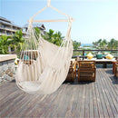 GAOMON Hammock Chair Durable Hanging Chair with Two Pillows Beige