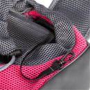 GAOMON Pet Sling Bag Breathable Mesh Travel Safe Single Shoulder Bag Rose Red