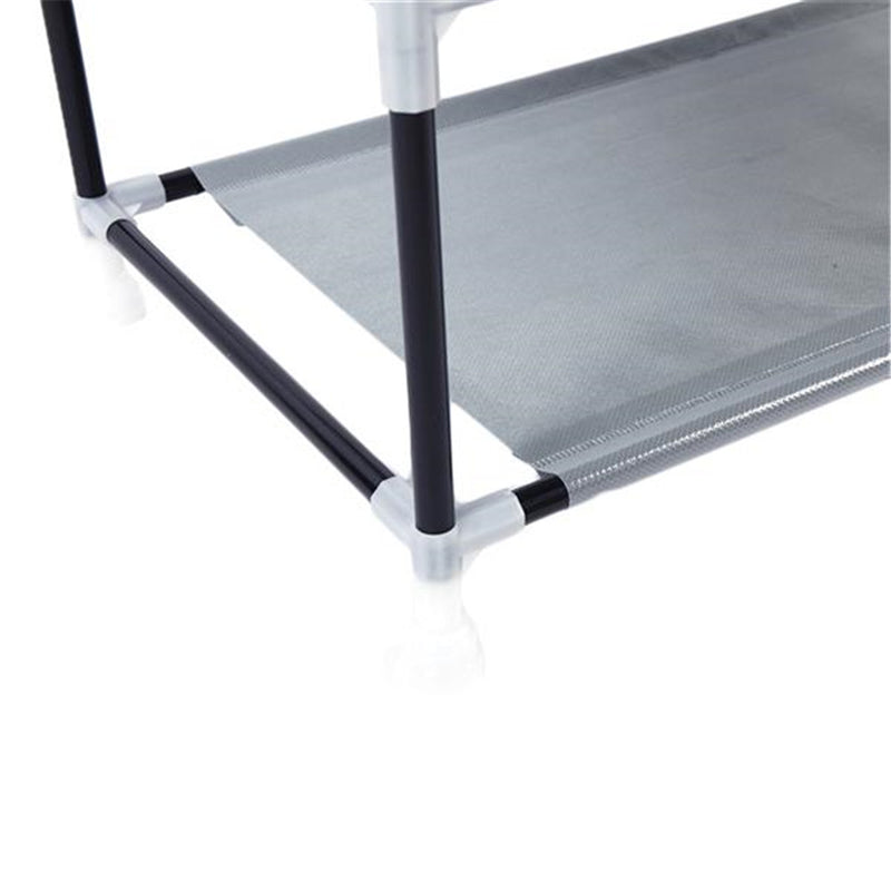 GAOMON 9 Tiers Shoe Rack Closet Shoe Storage Cabinet Organizer GREY
