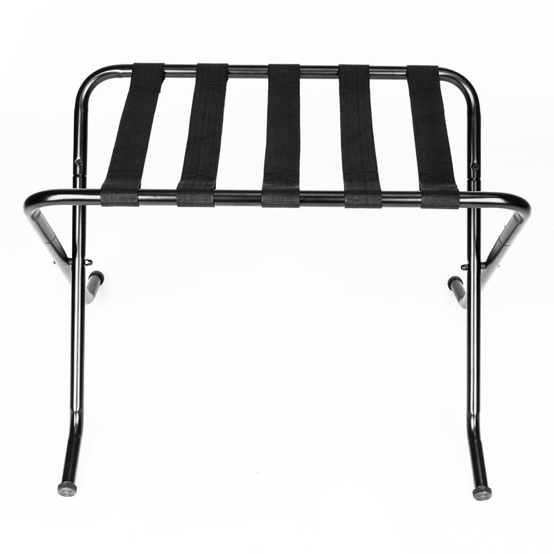 GAOMON Portable Metal Luggage Rack 100 Lbs Load Capacity Heavy Duty Nylon Straps 680x400x560mm