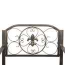 GAOMON Single Rocking Chair Lightweight Flat Tube Bronze Color Chair