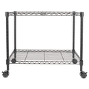 GAOMON Rolling Mobile File Cart with 4 Wheels Lightweight Space-Saving Single Tier