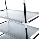 GAOMON 10-layer Shoe Rack Room-Saving Shoe Cabinet Wine Red