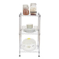 GAOMON 3-Tier Household Metal Storage Racks Adjustable Shelves Organizer