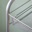 GAOMON 3 Layer Removable Storage Cart 44 x 26 x 62cm Silver