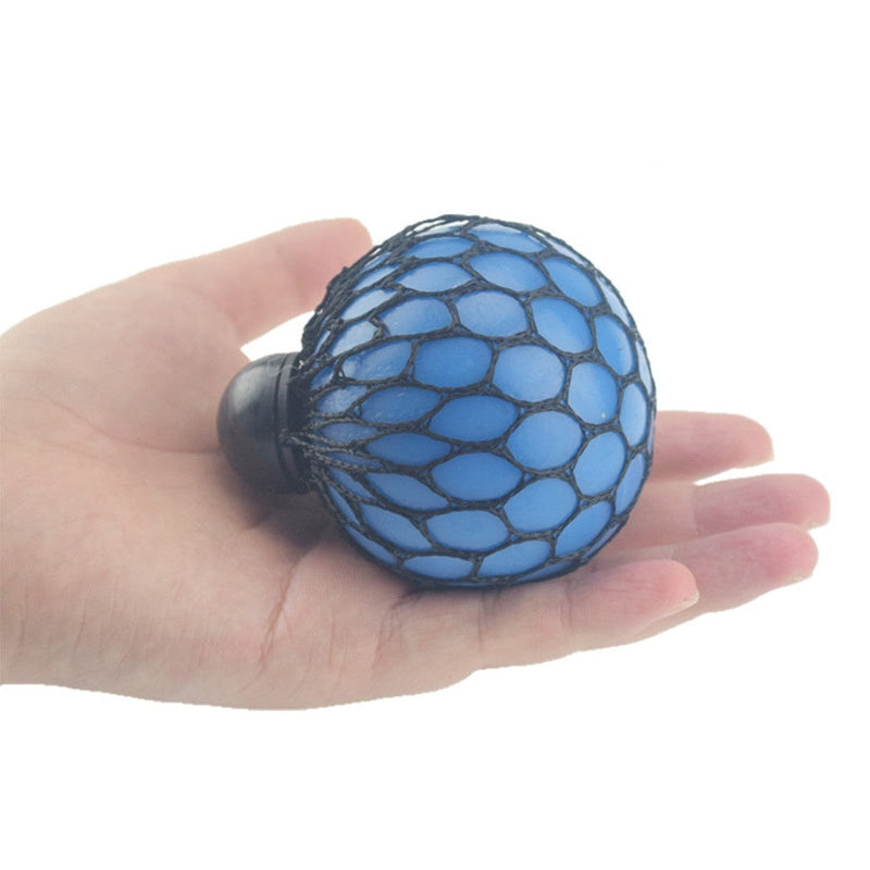 GAOMON Soft Rubber Grape Ball Funny Relief Soothing Fidgets Toy Vent Toy Blue