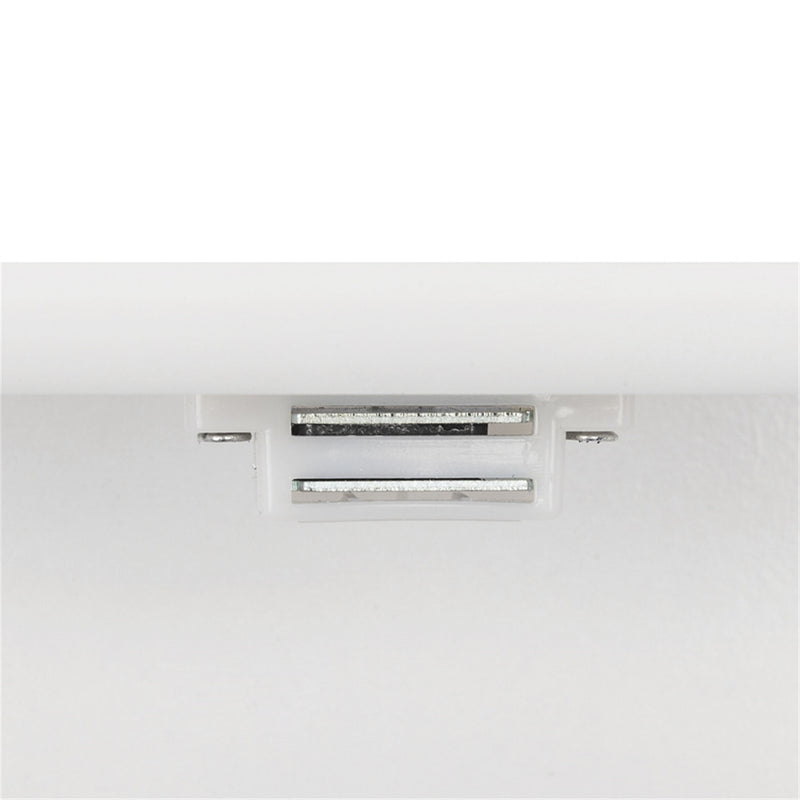 GAOMON Bathroom Mirror Cabinet Shelf Waterproof Space Saving Wall Mounted Double Door Cabinet