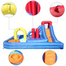 GAOMON Inflatable Castle Water Slide Bouncer Without Fan with Nozzle Arch 4.3x4x2.05m