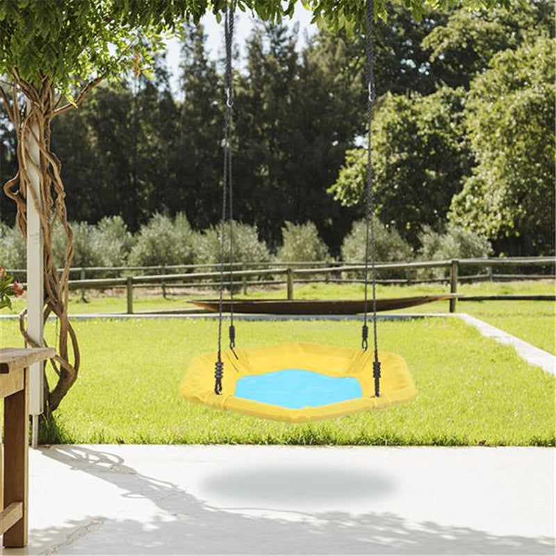 GAOMON Hexagonal Swing Diameter 100cm 2 Hooks Removable Swing Toy