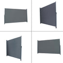GAOMON 1.6x3m Side Pull Shed Instant Canopy Sunshade Wall Anti Peeping Dark Gray