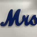 GAOMON 1 Set Wooden Mr And Mrs Letter Ornament Wedding Props Sea Blue