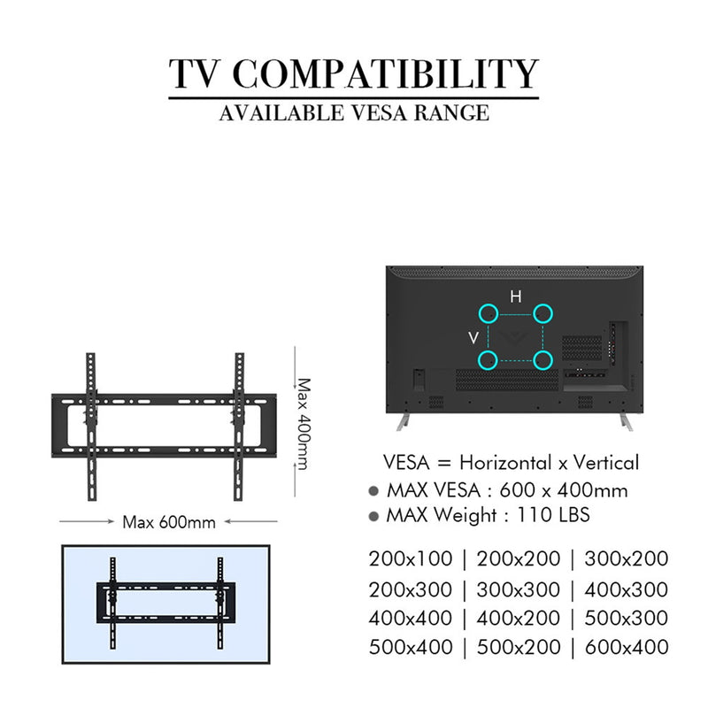 GAOMON TV Stand Full Motion Bracket 32-70 Inches Black