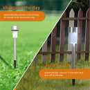 GAOMON 10pcs/set Garden Lawn Light Small Tube Light Solar Light  White