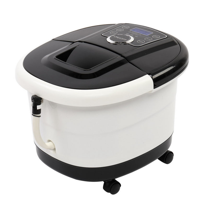 GAOMON Foot Bath with Touch Screen Digital Display Automatic Roller Black