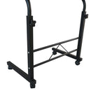 GAOMON Side Table Height Adjustable Coffee Snack Table Black