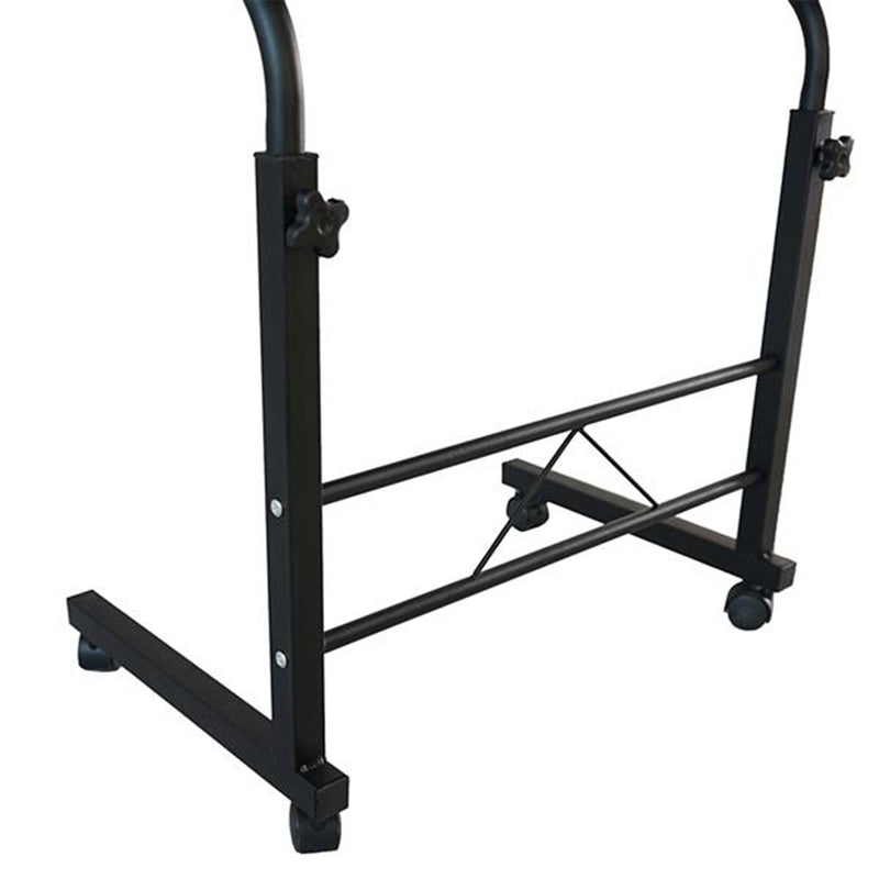GAOMON Side Table Height Adjustable Coffee Snack Table Black