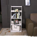 GAOMON 4-tier Plant Stands Ladder Style Waterproof Corner Plant Shelf White