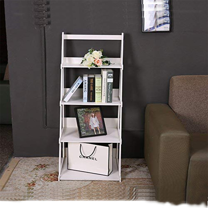GAOMON 4-tier Plant Stands Ladder Style Waterproof Corner Plant Shelf White