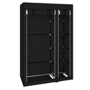 GAOMON Portable Closet Storage Organizer Clothes Wardrobe 5-layers 6-compartments Black