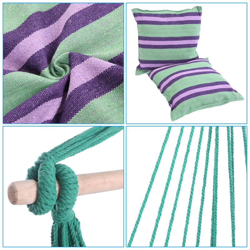GAOMON Hanging Rope Chair Wear-Resistant Excellent Bearing Capacity Cotton Canvas Chair
